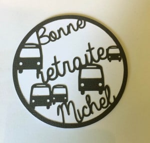 carte bonne retraite michel chauffeur bus car