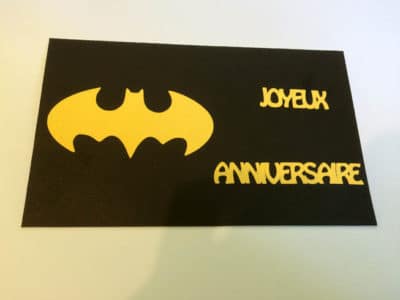 Carte d’anniversaire – Batman