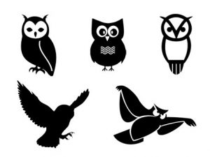 fichier chouette hibou gratuit svg studio png eps dxf clipart silhouette cutting file owl free