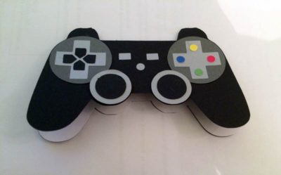 Carte d’anniversaire – Manette console de jeu vidéo Playstation