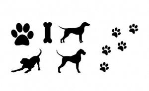 chien chiot dog fichier gratuit vectorisé Silhouette Studio Caméo Portrait free