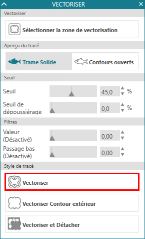 tuto vectorisation automatique vectoriser silhouette studio 4 sst