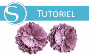 tuto tutoriel silhouette caméo portrait fabriquer fleur relief 3d flower