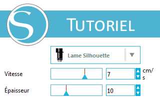 Ajouter/sauvegarder des réglages de découpe personnalisés dans Silhouette Studio