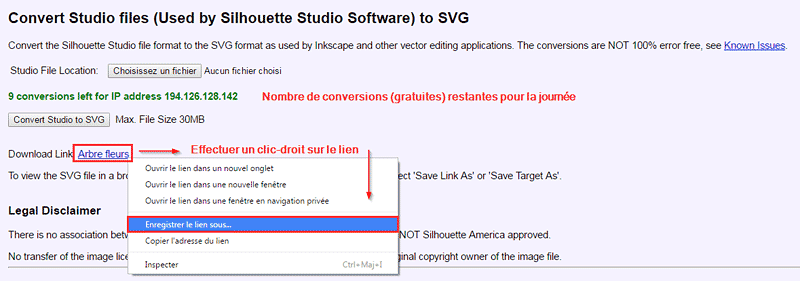 convertisseur fichiers silhouette studio en svg convertir convert vector file