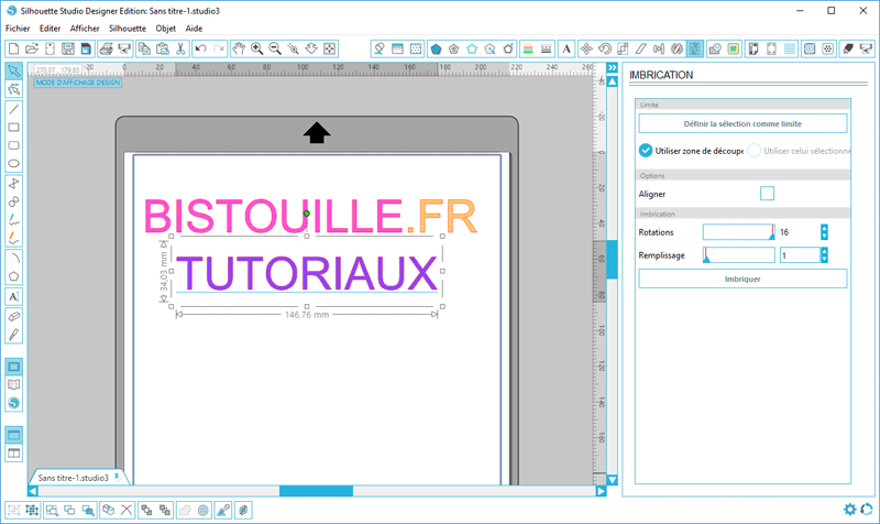 tuto silhouette studio designer imbrication nesting tutoriel tutorial