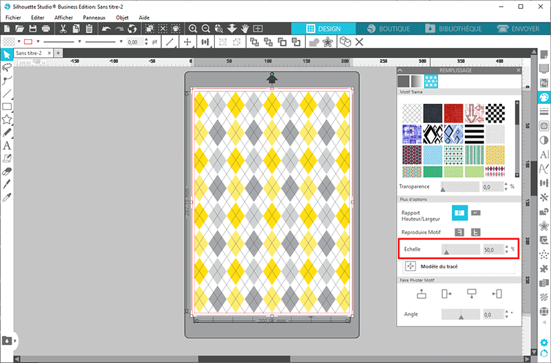 tuto fabriquer papier motif personnalisé silhouette studio designer tutoriel tuto how create pattern paper