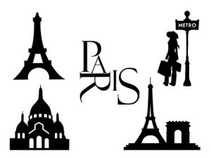 paris tour eiffel joconde svg studio png eps dxf clipart silhouette cutting file tower eiffelturm