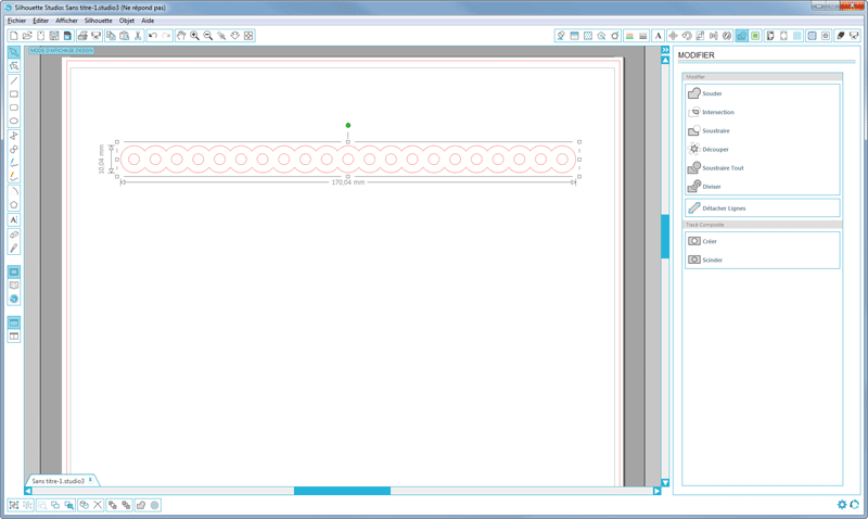 créer bordure festonnée silhouette studio tuto tutoriel cameo portrait diy