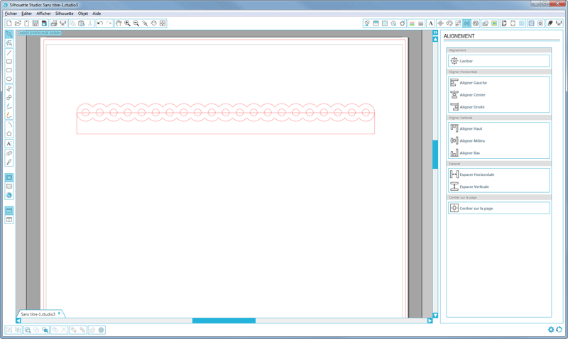 créer bordure festonnée silhouette studio tuto tutoriel cameo portrait diy