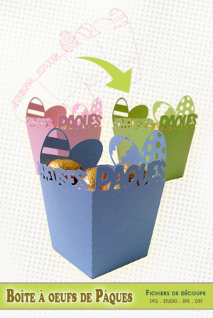 Boîte à oeufs de Pâques