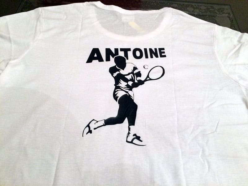 T-Shirts de tennis personnalisés