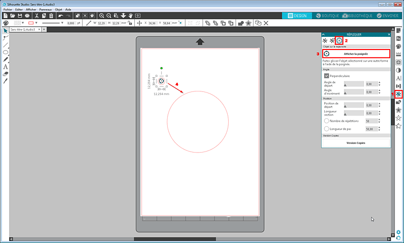 tuto cercle festonné silhouette studio tutoriel totorial scalloped circle how to