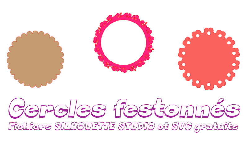 cercle festonné svg gratuit fichier silhouette studio scalloped circle free download