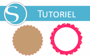 tuto cercle festonné silhouette studio tutoriel totorial scalloped circle how to