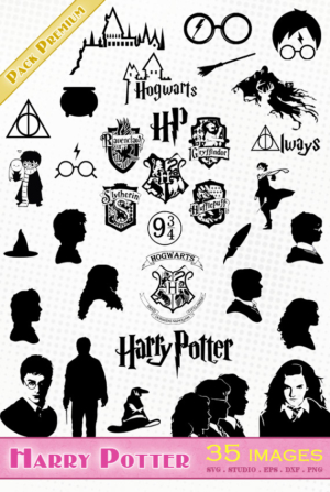 Harry Potter – 35 images svg/studio/png/dxf/eps