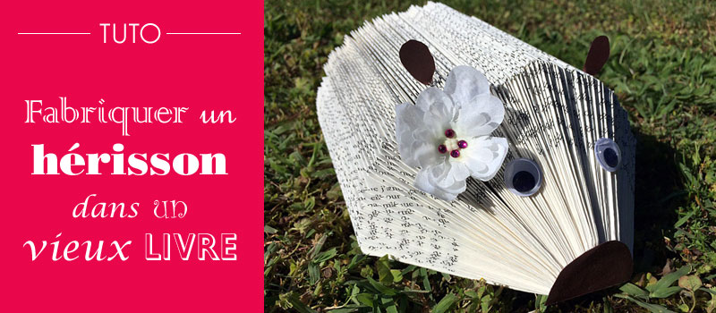 tuto fabriquer hérisson livre scrapbooking origami