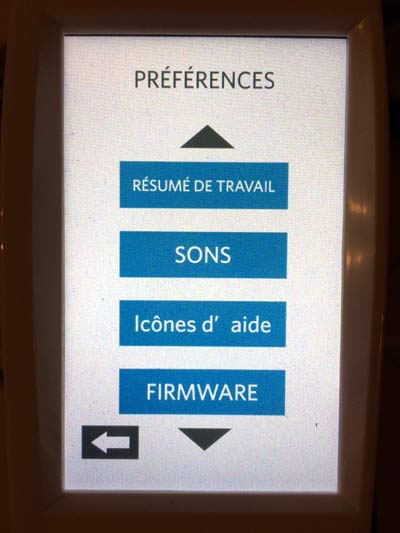 menu silhouette caméo mise à jour firmware