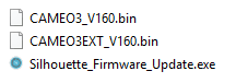 update firmware silhouette cameo curio