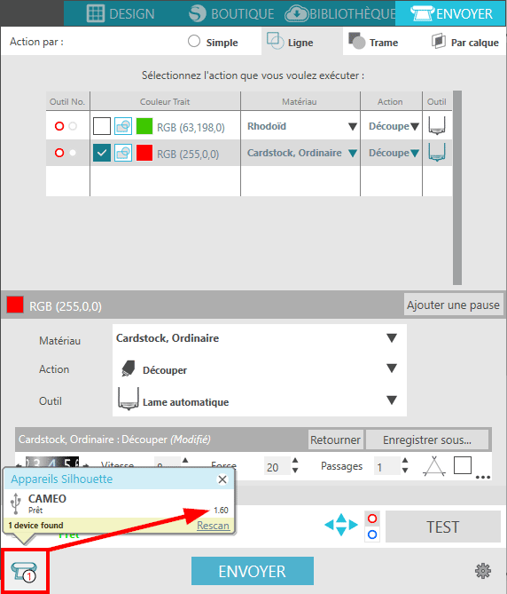 version firmware cameo curio silhouette studio