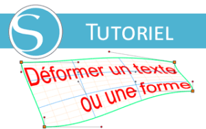 tuto déformation texte forme word art silhouette studio