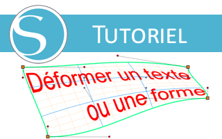 Déformer un texte ou une forme sous Silhouette Studio