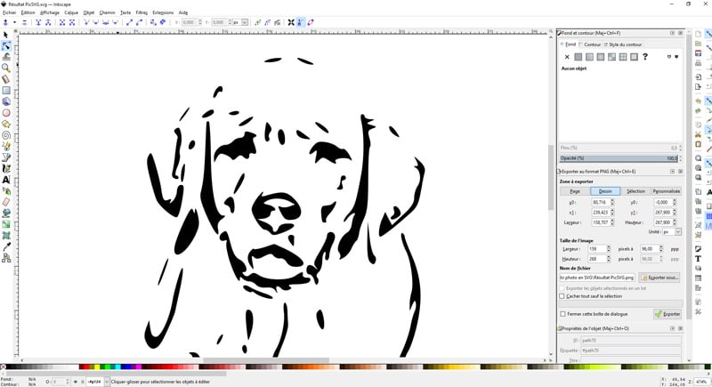 comment convertir photo image en svg convertisseur retouche inkscape