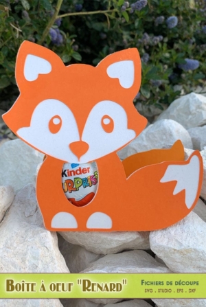 Boîte à oeuf Renard