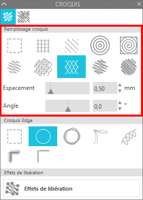 tuto remplir intérieur texte forme silhouette studio remplissage croquis