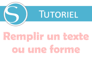 tuto silhouette studio remplir intérieur texte forme