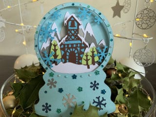 Carte boule à neige
