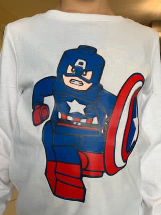 T-shirt Lego Captain America