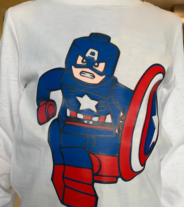 T-shirt Lego Captain America