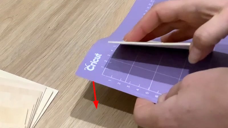 tuto découpe bois cricut maker retirer projet balsa tilleul