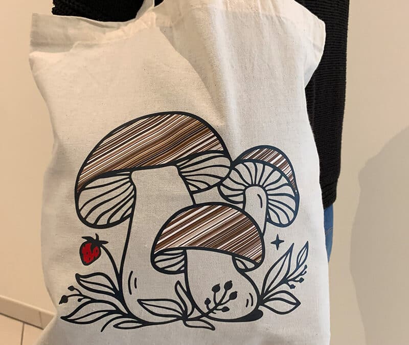 Tote-bag champignons