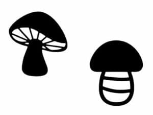 champignon fichier svg gratuit mushroom free silhouette studio png