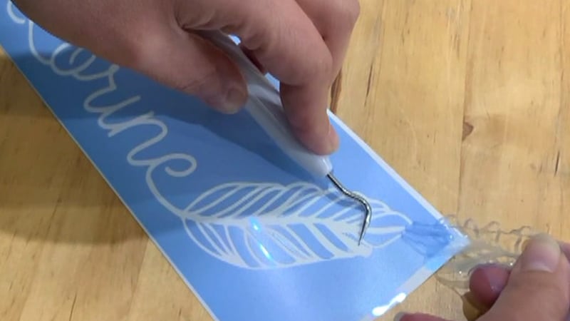 tuto graver verre dépolir crème échenillage pochoir etching cream stencil