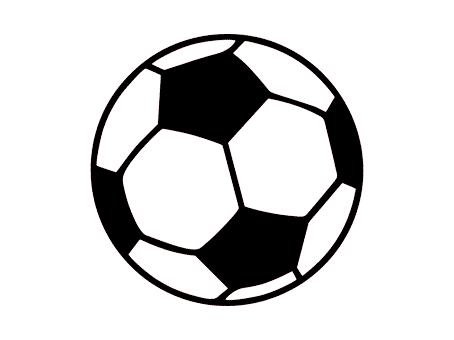 ballon foot football soccer ball fichier svg file cutting silhouette studio vector vectoriel gratuit free