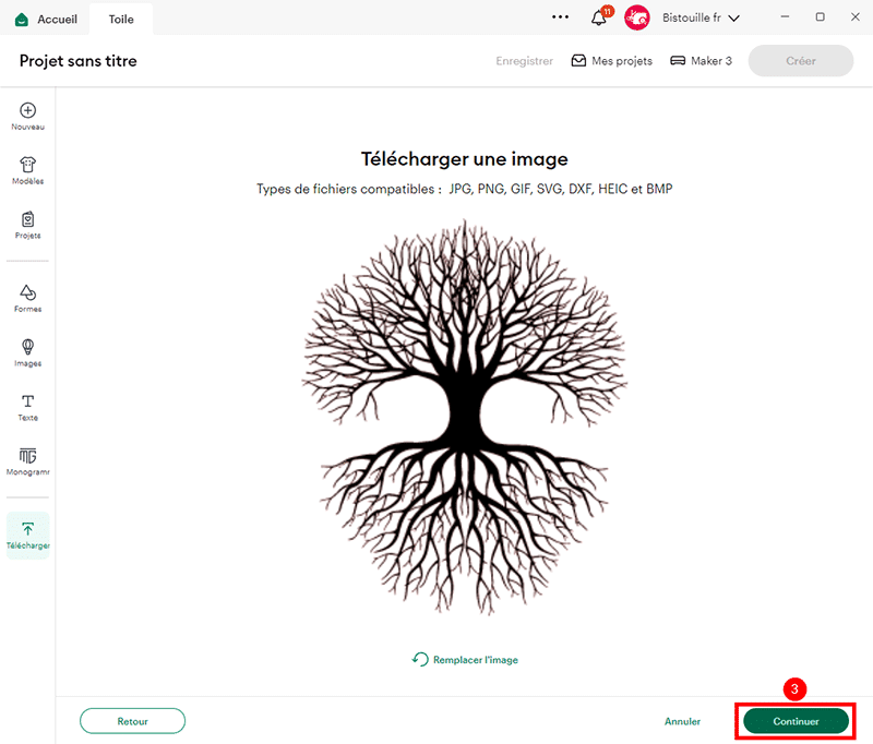 cricut design space importer fichier svg tuto comment faire